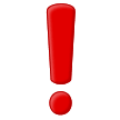 Rotes Ausrufezeichen Rotes Ausrufezeichen