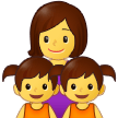 Familie: Frau, Mädchen, Mädchen Familie: Frau, Mädchen, Mädchen