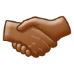 Handschlag: Mitteldunkle Hautfarbe Handschlag: Mitteldunkle Hautfarbe
