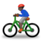 Radfahrer: Dunkle Hautfarbe Radfahrer: Dunkle Hautfarbe