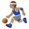 Mann Mit Ball: Mittlere Hautfarbe Mann Mit Ball: Mittlere Hautfarbe
