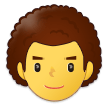 Mann: Lockiges Haar Mann: Lockiges Haar