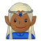 Männlicher Elf: Mitteldunkle Hautfarbe Männlicher Elf: Mitteldunkle Hautfarbe
