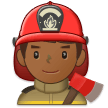 Feuerwehrmann: Mitteldunkle Hautfarbe Feuerwehrmann: Mitteldunkle Hautfarbe