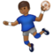 Handballspieler: Mitteldunkle Hautfarbe Handballspieler: Mitteldunkle Hautfarbe
