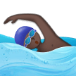 Schwimmer: Dunkle Hautfarbe Schwimmer: Dunkle Hautfarbe