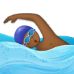Schwimmer: Mitteldunkle Hautfarbe Schwimmer: Mitteldunkle Hautfarbe