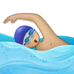 Schwimmer: Mittelhelle Hautfarbe Schwimmer: Mittelhelle Hautfarbe
