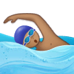 Schwimmer: Mittlere Hautfarbe Schwimmer: Mittlere Hautfarbe