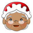 Weihnachtsfrau: Mittlere Hautfarbe Weihnachtsfrau: Mittlere Hautfarbe