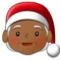 Weihnachtsperson: Mitteldunkle Hautfarbe Weihnachtsperson: Mitteldunkle Hautfarbe