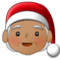 Weihnachtsperson: Mittlere Hautfarbe Weihnachtsperson: Mittlere Hautfarbe