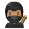 Ninja: Mittlere Hautfarbe Ninja: Mittlere Hautfarbe
