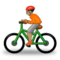 Radfahrer(In): Mittlere Hautfarbe Radfahrer(In): Mittlere Hautfarbe