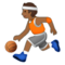 Person Mit Ball: Mitteldunkle Hautfarbe Person Mit Ball: Mitteldunkle Hautfarbe