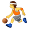 Person Mit Ball Person Mit Ball