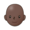 Person: Dunkle Hautfarbe, Glatze Person: Dunkle Hautfarbe, Glatze