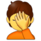 Sich An Den Kopf Fassende Person Sich An Den Kopf Fassende Person