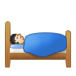 Im Bett Liegende Person: Helle Hautfarbe Im Bett Liegende Person: Helle Hautfarbe