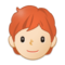 Person: Helle Hautfarbe, Rotes Haar Person: Helle Hautfarbe, Rotes Haar