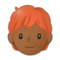 Person: Mitteldunkle Hautfarbe, Rotes Haar Person: Mitteldunkle Hautfarbe, Rotes Haar