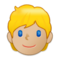 Person: Mittelhelle Hautfarbe, Blondes Haar Person: Mittelhelle Hautfarbe, Blondes Haar