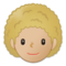 Person: Mittelhelle Hautfarbe, Lockiges Haar Person: Mittelhelle Hautfarbe, Lockiges Haar