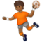 Handballspieler(In): Mitteldunkle Hautfarbe Handballspieler(In): Mitteldunkle Hautfarbe