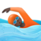 Schwimmer(In): Dunkle Hautfarbe Schwimmer(In): Dunkle Hautfarbe