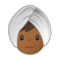 Person Mit Turban: Mitteldunkle Hautfarbe Person Mit Turban: Mitteldunkle Hautfarbe