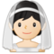 Person Mit Schleier: Helle Hautfarbe Person Mit Schleier: Helle Hautfarbe