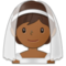 Person Mit Schleier: Mitteldunkle Hautfarbe Person Mit Schleier: Mitteldunkle Hautfarbe