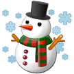 Schneemann Im Schnee Schneemann Im Schnee