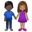 Frau und Mann halten Händchen: Mittlere Hautfarbe, Dunkle Hautfarbe Frau und Mann halten Händchen: Mittlere Hautfarbe, Dunkle Hautfarbe