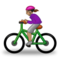 Radfahrerin: Mittlere Hautfarbe Radfahrerin: Mittlere Hautfarbe
