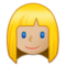 Frau: Mittelhelle Hautfarbe, Blondes Haar Frau: Mittelhelle Hautfarbe, Blondes Haar