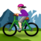 Mountainbikerin: Helle Hautfarbe Mountainbikerin: Helle Hautfarbe