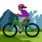 Mountainbikerin: Mitteldunkle Hautfarbe Mountainbikerin: Mitteldunkle Hautfarbe