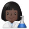 Wissenschaftlerin: Dunkle Hautfarbe Wissenschaftlerin: Dunkle Hautfarbe