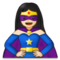 Superheldin: Helle Hautfarbe Superheldin: Helle Hautfarbe