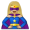 Superheldin: Mittelhelle Hautfarbe Superheldin: Mittelhelle Hautfarbe