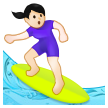 Surferin: Helle Hautfarbe Surferin: Helle Hautfarbe