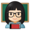 Lehrerin: Helle Hautfarbe Lehrerin: Helle Hautfarbe