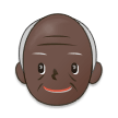 Літній чоловік: Темний Відтінок Шкіри