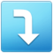 Стрілка вправо з поворотом вниз Стрілка вправо з поворотом вниз