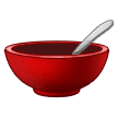 Миска з ложкою