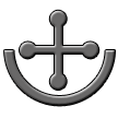 Хрест Поммі з півколом внизу