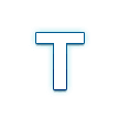 Регіональний індикатор, літера T