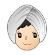 Жінка в тюрбані: Світлий Відтінок Шкіри