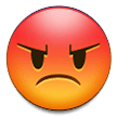 गुस्से से लाल चेहरा